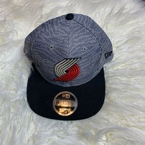 9fifty NBA blazers SnapBack hat OS grey logo